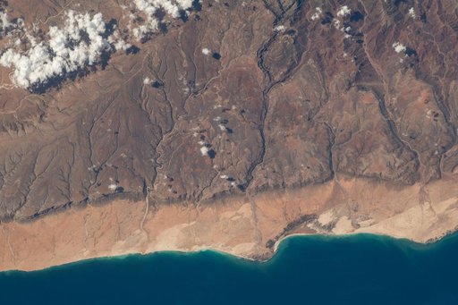 The southern coast of Yemeni's island of Socotra