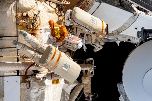 Roscosmos spacewalkers Sergey Prokopyev and Dmitri Petelin