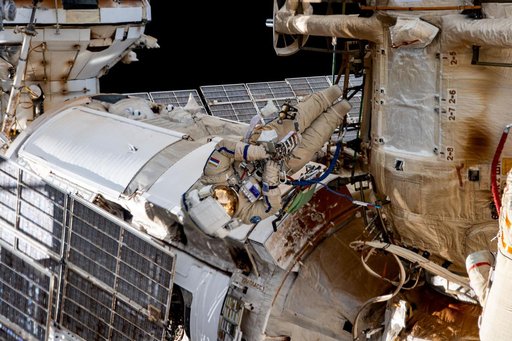 Roscosmos spacewalker Dmitri Petelin