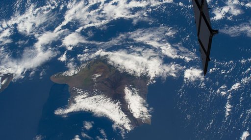 Clouds Cover the Island of Hawaii