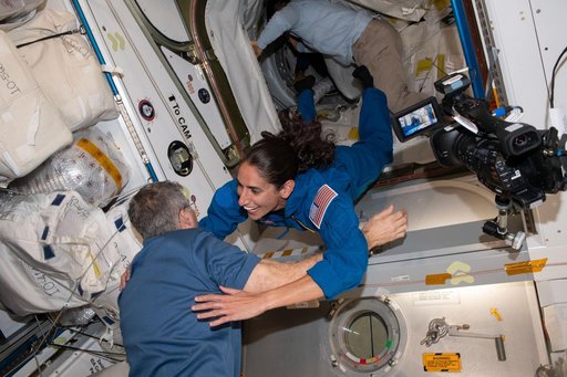 NASA Astronauts Jasmin Moghbeli and Stephen Bowen