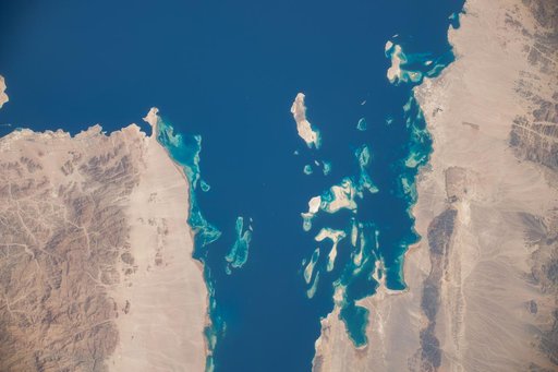 The Gulf of the Suez Feeds into the Red Sea