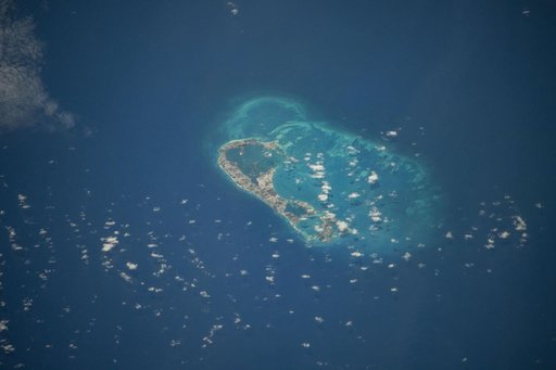 Bermuda From 265 Miles Above