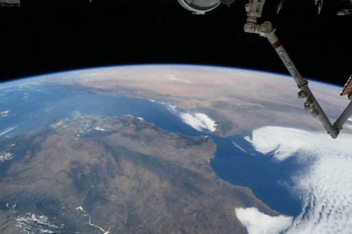 Spain and Morocco Separated by the Straight of Gibraltar
