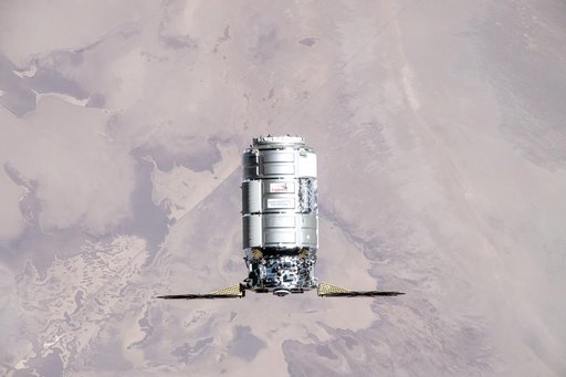 Cygnus approaches the International Space Station