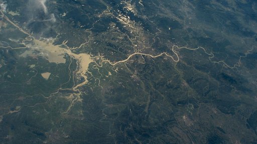 Xiang River runs through the Chinese city of Changsha