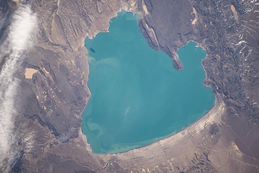 Lake Cardiel in Argentina
