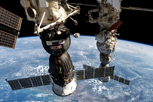 Two Roscosmos Soyuz crew ships