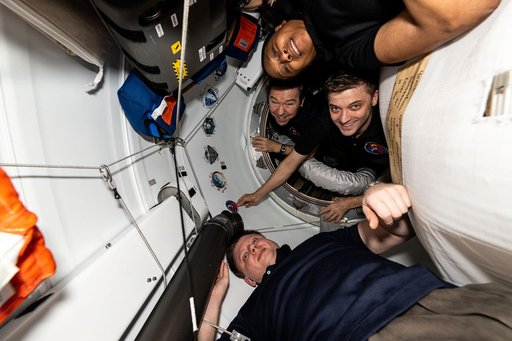 The four crew members that make up the SpaceX Crew-8 mission