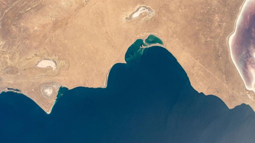 The cold desert climate region of Kazakhstan