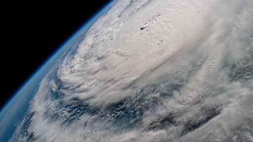 Hurricane Milton is pictured in the Gulf of Mexico