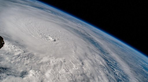 Hurricane Milton is pictured in the Gulf of Mexico