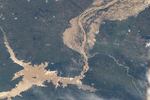 The Jebba Dam impounds the Niger River