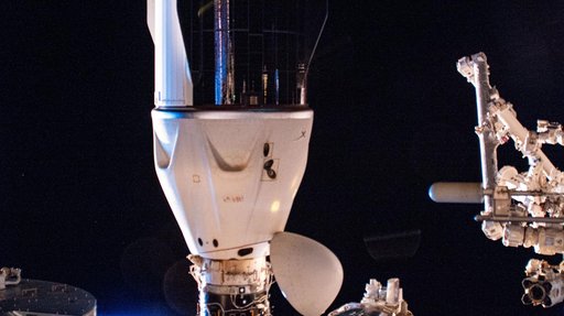 The SpaceX Dragon Endeavour docked to the Harmony module