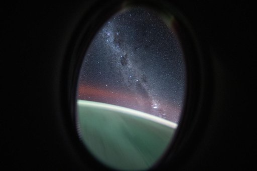 The Milky Way seen from Dragon's window