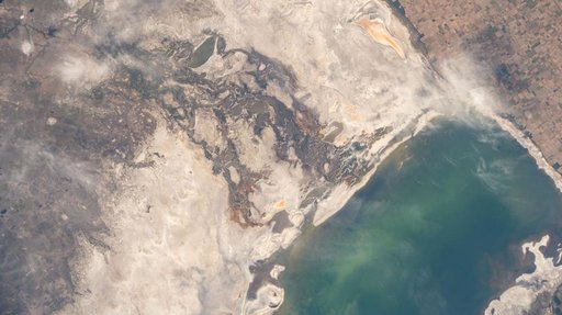 Mar Chiquita Lake in central Argentina