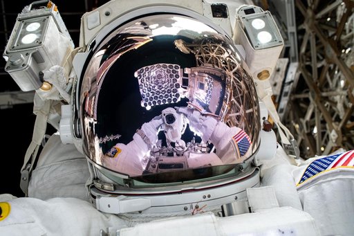 Astronaut Nick Hague takes a high-flying "space-selfie"