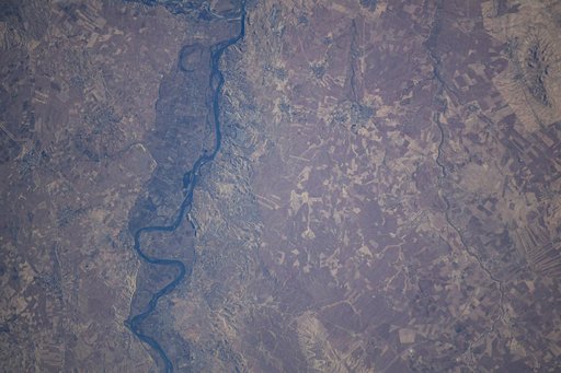 The Tigris River flows through northern Iraq