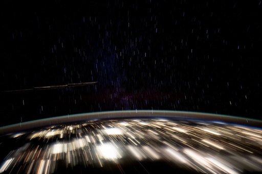 The city lights of Mexico's Yucatan peninsula