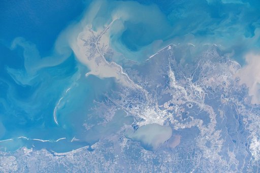 New Orleans, Louisiana, and its suburbs along the Mississippi River