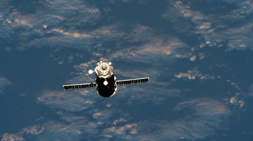 The Roscosmos Progress 89 cargo craft departs the International Space Station