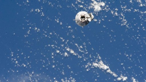 The SpaceX Dragon Endurance crew spacecraft approaches the International Space Station