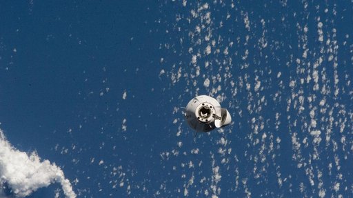 The SpaceX Dragon Endurance crew spacecraft approaches the International Space Station