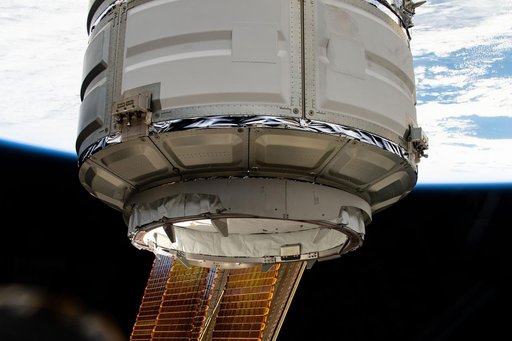 The Cygnus space freighter's common berthing mechanism