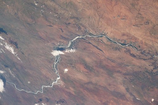 A portion of the Orange River, South Africa's longest river