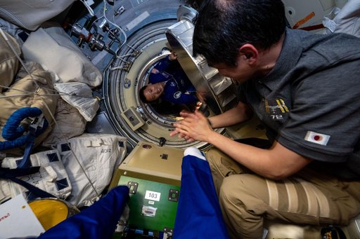 NASA astronaut Jonny Kim is pictured before entering the International Space Station