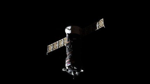 Roscosmos' Progress 92 cargo craft approaches the International Space Station