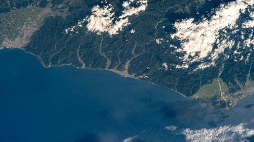Japan's Chūbu region coast on the Sea of Japan