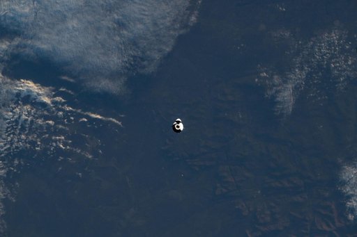 The SpaceX Dragon spacecraft approaches the International Space Station