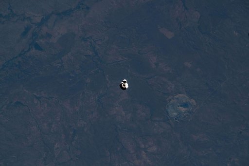 The SpaceX Dragon spacecraft approaches the International Space Station