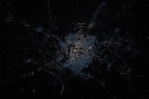Baghdad, Iraq, split by the Tigris River and with a population of about 7.92 million