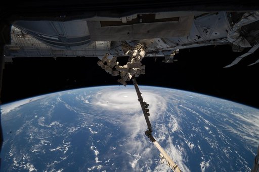Typhoon Neoguri is pictured in the Pacific Ocean
