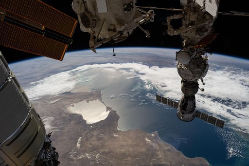The Caspian Sea and the hypersaline Garabogazköl Basin