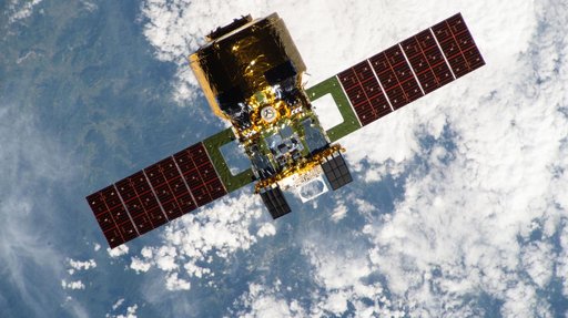 The HTV-X1 cargo spacecraft from JAXA approaches the International Space Station