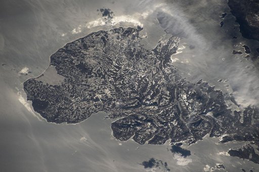 The western portion of Grand Terre, part of the French Southern and Antarctic Lands