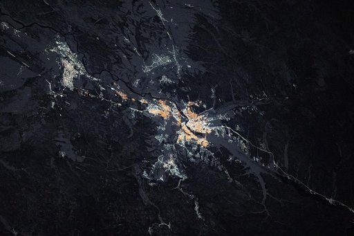 The culturally vibrant city of Irkutsk, Russia, is split by the Angara River