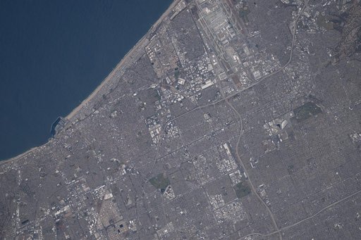 Los Angeles International Airport on Southern California's Pacific coastline