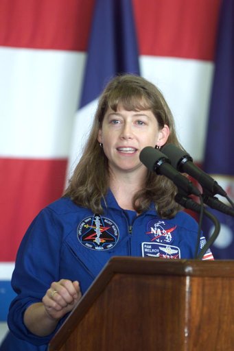 STS-92 crew return to Ellington Field