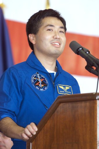 STS-92 crew return to Ellington Field