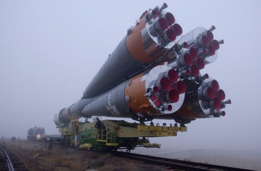 Various views of the Expedition One mission preparation