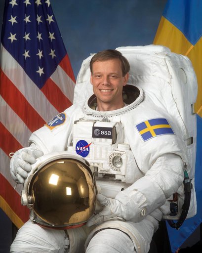 Official portrait of Astronaut Christer Fuglesang.