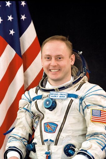 Picture of Mike Fincke in Sokol suit.