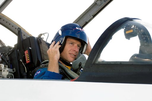 STS-115 Crew preparing for T-38 takeoff and preparations