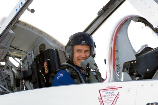 STS-115 Crew preparing for T-38 takeoff and preparations