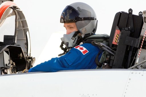 STS-115 Crew preparing for T-38 takeoff and preparations
