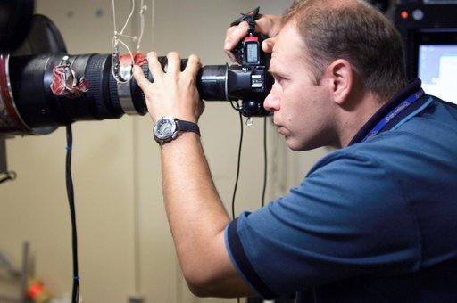 Expedition 15 Crew Members training in the Virtual Reality (VR) Laboratory